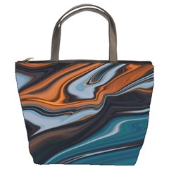 Background Pattern Design Abstract Bucket Bag by Jancukart