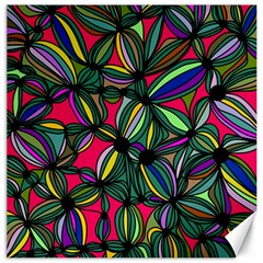 Background Pattern Flowers Seamless Canvas 20  x 20 