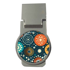 Abstract Pattern Money Clips (round) 