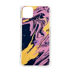 Pink Black And Yellow Abstract Painting Iphone 11 Pro Max 6 5 Inch Tpu Uv Print Case by Jancukart