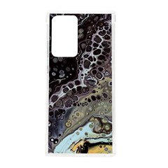 Black Marble Abstract Pattern Texture Samsung Galaxy Note 20 Ultra Tpu Uv Case by Jancukart