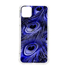 Purple Peacock Feather Iphone 11 Pro Max 6 5 Inch Tpu Uv Print Case by Jancukart