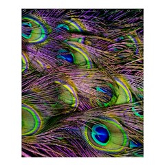 Green Purple And Blue Peacock Feather Shower Curtain 60  X 72  (medium)  by Jancukart