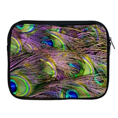 Green Purple And Blue Peacock Feather Apple Ipad 2/3/4 Zipper Cases by Jancukart