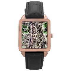 Tobias Rose Gold Leather Watch  by MRNStudios