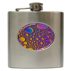 Bubble color Hip Flask (6 oz)