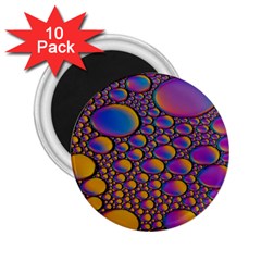 Bubble Color 2 25  Magnets (10 Pack)  by artworkshop