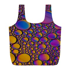 Bubble Color Full Print Recycle Bag (l) by artworkshop