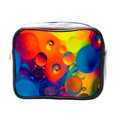 Colorfull Pattern Mini Toiletries Bag (one Side) by artworkshop