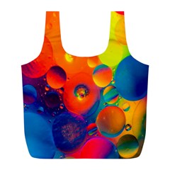 Colorfull Pattern Full Print Recycle Bag (l)
