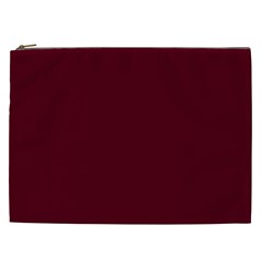 Burgundy Scarlet Cosmetic Bag (xxl) by BohoMe
