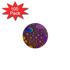 Bubble Color 1  Mini Magnets (100 Pack) 