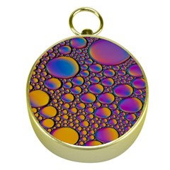 Bubble Color Gold Compasses by artworkshop