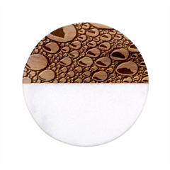 Bubble Color Classic Marble Wood Coaster (round)  by artworkshop