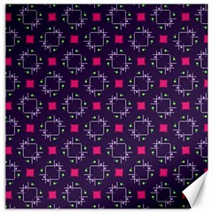 Geometric Pattern Retro Style Canvas 12  X 12 