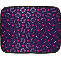 Geometric Pattern Retro Style Fleece Blanket (mini)