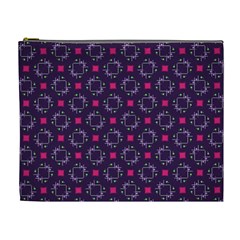 Geometric Pattern Retro Style Cosmetic Bag (xl)