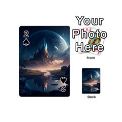 Space Planet Universe Galaxy Moon Playing Cards 54 Designs (mini)