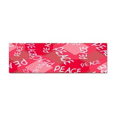 Background Peace Doodles Graphic Sticker (bumper)