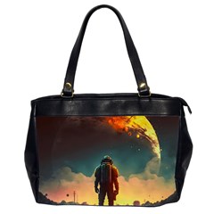 Leadership Alien Soldier Warrior Fantasy Oversize Office Handbag (2 Sides)