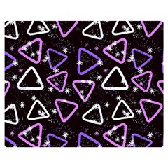 Abstract Background Graphic Pattern Premium Plush Fleece Blanket (medium)