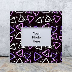 Abstract Background Graphic Pattern White Box Photo Frame 4  X 6 