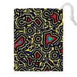 Background Graphic Art Drawstring Pouch (4XL) Front