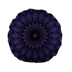 Shape Geometric Symmetrical Standard 15  Premium Round Cushions by Ravend