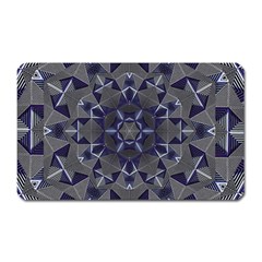 Kaleidoscope Geometric Pattern Magnet (rectangular) by Ravend