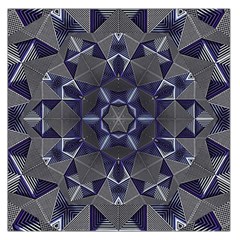 Kaleidoscope Geometric Pattern Square Satin Scarf (36  X 36 )