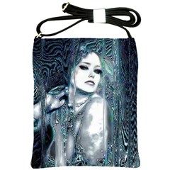 Sapphire Slime Shoulder Sling Bag by MRNStudios