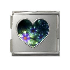 Fractalflowers Mega Link Heart Italian Charm (18mm) by Sparkle