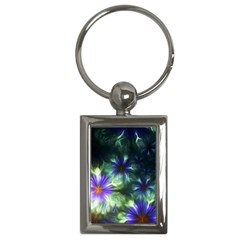 Fractalflowers Key Chain (rectangle) by Sparkle