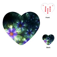 Fractalflowers Playing Cards Single Design (heart) by Sparkle