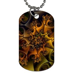 Digitalartflower Dog Tag (two Sides)