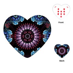 Digitalart Kaleidoscope Playing Cards Single Design (heart) by Sparkle