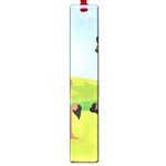 Mother And Daughter Yoga Art Celebrating Motherhood And Bond Between Mom And Daughter. Large Book Marks Front