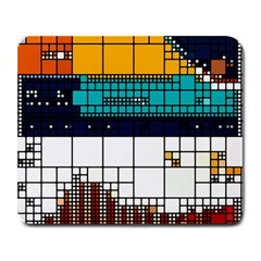 Abstract Statistics Rectangles Classification Large Mousepad