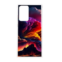 Ocean Sea Wave Clouds Mountain Colorful Sky Art Samsung Galaxy Note 20 Ultra Tpu Uv Case by Pakemis