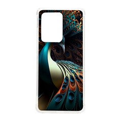 Peacock Bird Feathers Colorful Texture Abstract Samsung Galaxy S20 Ultra 6 9 Inch Tpu Uv Case by Pakemis