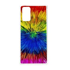 Colour Background Structure Lines Explosion Pop Samsung Galaxy Note 20 Tpu Uv Case by Pakemis