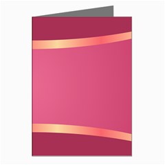 Heart Valentine Love Pink Red Greeting Cards (pkg Of 8)