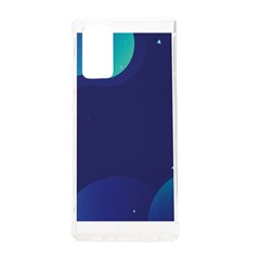 Abstract Blue Texture Space Samsung Galaxy Note 20 Tpu Uv Case by Ravend