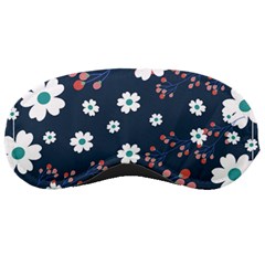 Floral Digital Background Sleeping Mask