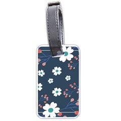 Floral Digital Background Luggage Tag (one Side)