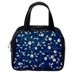 Flora Flower Flowers Nature Abstract Wallpaper Design Classic Handbag (one Side) by Ravend