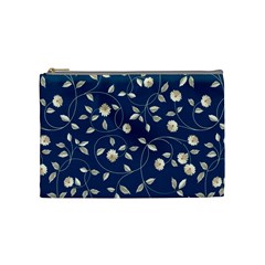 Flora Flower Flowers Nature Abstract Wallpaper Design Cosmetic Bag (medium)