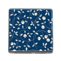 Flora Flower Flowers Nature Abstract Wallpaper Design Memory Card Reader (square 5 Slot)