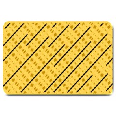 Background Yellow Background Large Doormat by Ravend