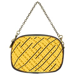 Background Yellow Background Chain Purse (one Side)